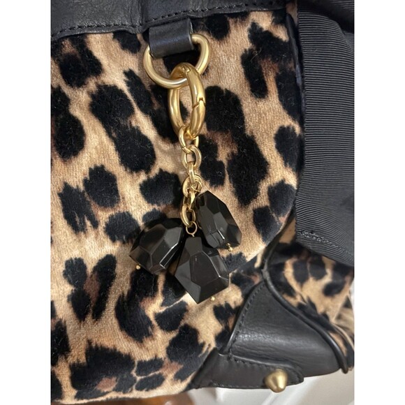 Vintage Juicy Couture Leopard Daydreamer Purse Bag with Double Bow Preowned - Picture 7 of 15